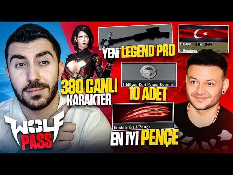 380 Canli Karakterler! Wolfpass Yeni̇ Sezonu Aldim!!