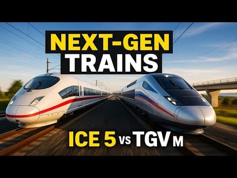 Meet The Future Of European Rail: Germany's Ice 5 And France's Tgv M