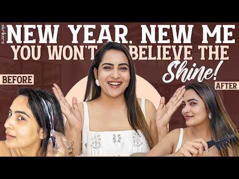 New Year, New Me ✨ You Won’t Believe The Shine!|| Colored Hair | Haircolor || Its Himaja || Strikers