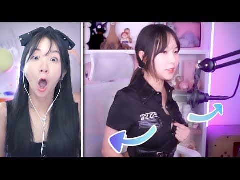 Streamer’s Shirt Bursts Open On Live!!