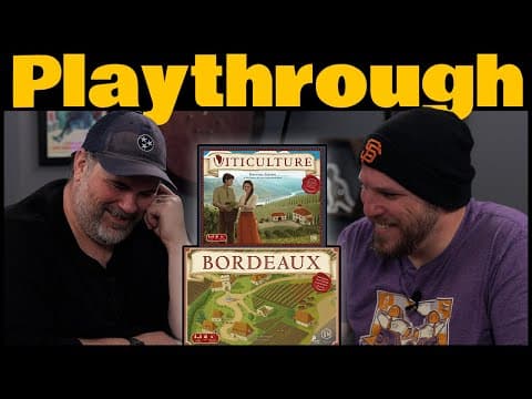 Viticulture W/ Bordeaux Exp. Play Through | The Game Haus