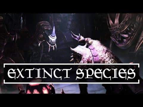 All Of Elder Scrolls Extinct Species | Elder Scrolls Lore