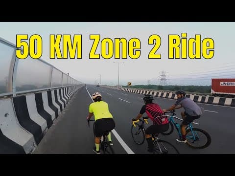 50 Km's Morning Zone 2 Ride