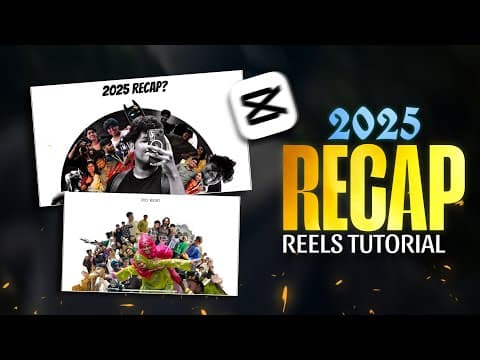 New Viral 2025 Recap Reels Tutorial | 2025 Recap Reels Video Editing | Asif Omar | 2025 Rewind