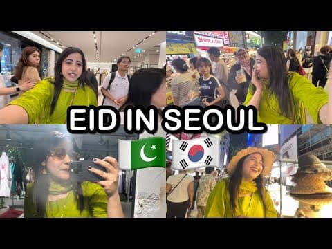 🇰🇷🇵🇰eid In Korea Vlog | Pakistani Dress + Mehndi