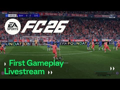 Ea Sports Fc 26 | First Gameplay Livestream