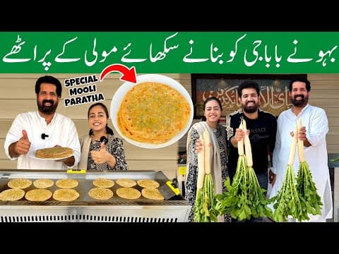 Mooli Ka Paratha - Winter 🥶 Morning Routine! - Breakfast 🍳 - Stuffed Mooli Paratha - Baba Food Rrc
