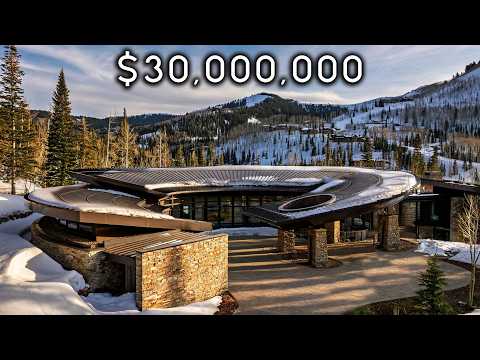 Touring A Futuristic Mansion In The Mountains
