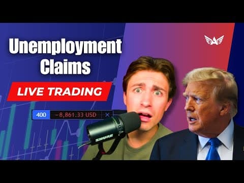 Live Trading Unemployment Claims Gold, Usd, Spx500 & More!