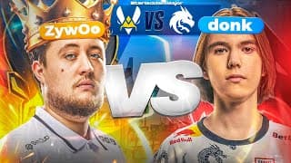 Craziest Game Of The Major Vs Donk ?!! (+36 Rounds) | Zywoo Pov