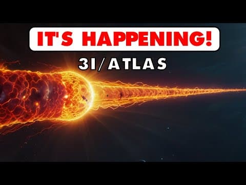 3i/atlas Jet With Massive Solar Explosion!