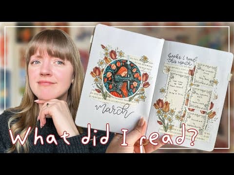 Books I Read In March | Reading Journal Update | Ft. Skillshare