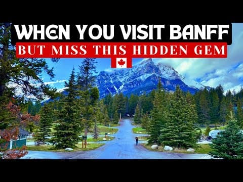 Do Not Miss This Hidden Gem In Banff Alberta | Banff National Park Canada 🇨🇦| Canada Hindi Vlog