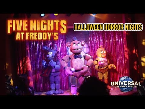 Halloween Horror Nights 2025: Five Nights At Freddy’s Haunted House | 4k Hd Pov (hhn Orlando)