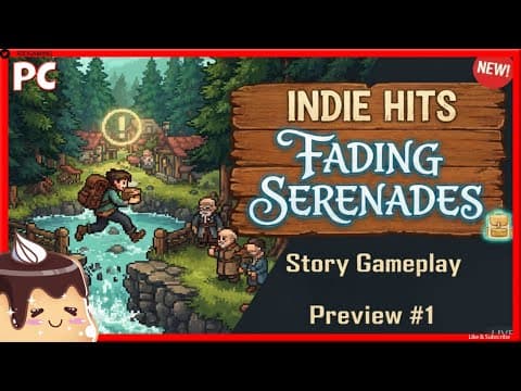 Indie Hits: Fading Serenades 🎒🌲 Cozy Delivery & Deep Mystery Walkthrough Preview #1! (pc Gameplay)