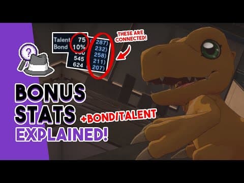 How To Keep Getting Op In Digimon Story Time Stranger! | Bonus Stats, Talent And Bond Explained!