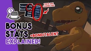 How To Keep Getting Op In Digimon Story Time Stranger! | Bonus Stats, Talent And Bond Explained!