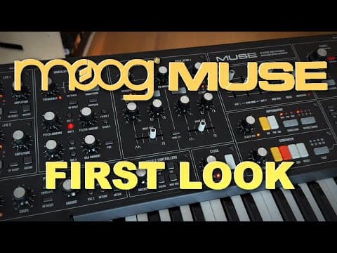 Preview: Moog Muse Synthesizer Overview & Demo