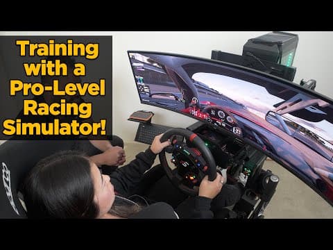 Training With A Pro-level Racing Simulator!