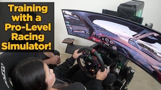 Training With A Pro-level Racing Simulator!