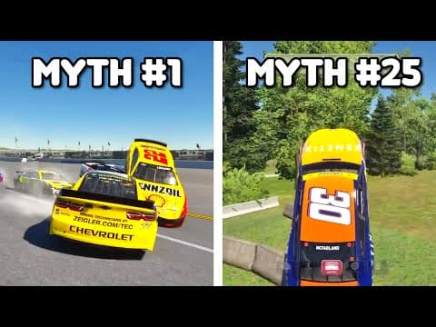 I Busted 25 Myths In Nascar 25!