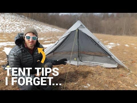 Beginner Tent Tips That You Should Know