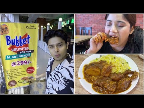 299 টাকার Buffet Date 😍 Unlimited খাবার