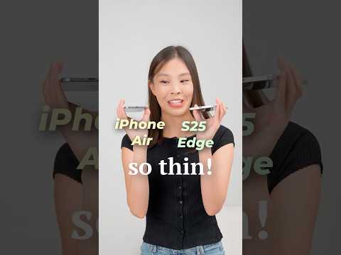 iPhone Air vs Galaxy S25 Edge BATTERY TEST - Which One Lasts Longer?