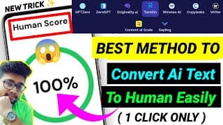 Bypass Ai Detectors ✅ | How To Humanize Ai Content | How To Bypass Ai Detection Chatgpt | Bypassgpt