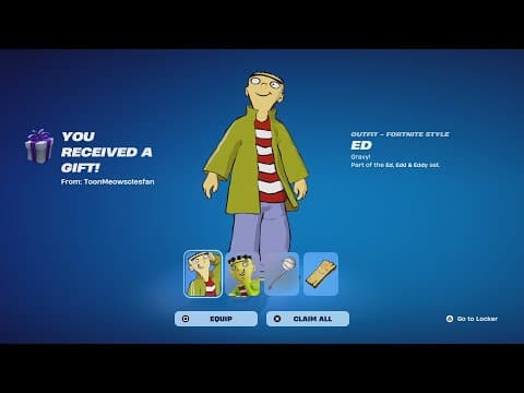 Ed, Edd N Eddy X Fortnite (surprise Collab)