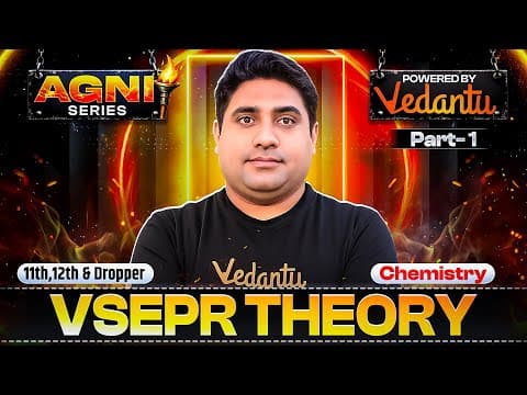 Vsepr Theory – Part 1 | Neet 2026 Chemistry | Class 11, 12 & Dropper | Vivek Sir