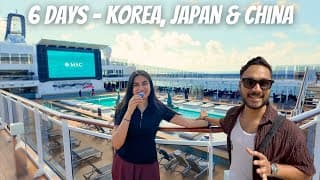 Let's go on a Cruise to Japan & South Korea with MSC Cruises