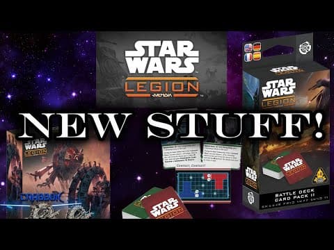 New Card Pack And Wheel Bikes Both Up For Preorder!  Star Wars Legion Expansions  Due In March!