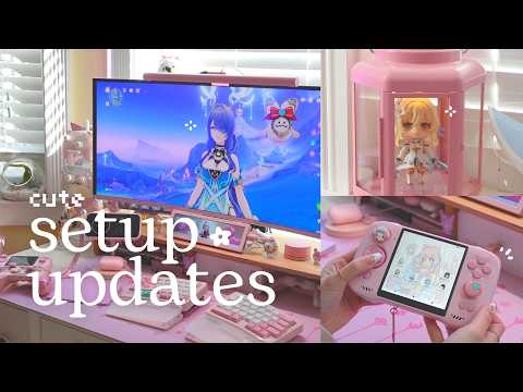 🎀 Cute But Small Gaming Setup Touches For Comfy Gaming In All Seasons | Peripherals, Decor + More ✭