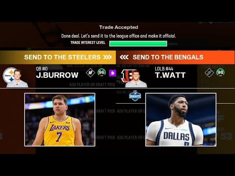 The Luka To The Lakers Trade In Nfl Terms