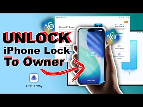 Unlock Iphone Locked To Owner | Icloud Bypass Ios 16.7 Without Jailabreak, Apple Id | Icloud Lock