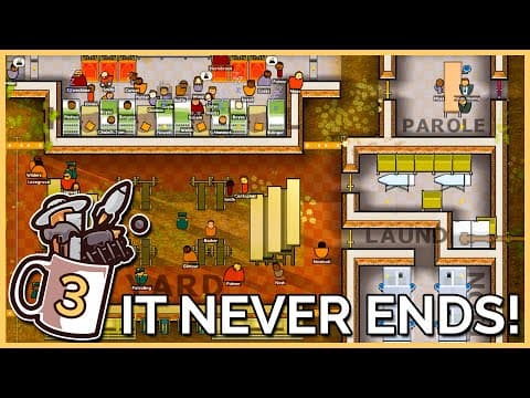 Frantic Building For Endless Intake! | Prison Architect #3