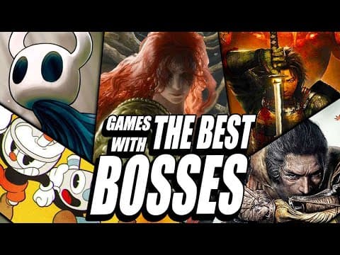 Ranking The Top 10 Games Based On Boss Quality