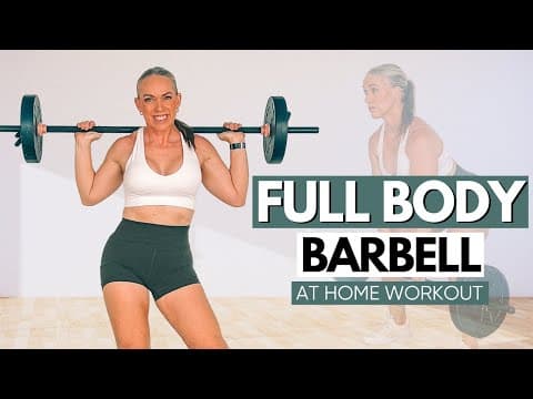Build Lean Muscle & Lose Fat | 40 Minute Barbell Home Workout