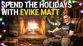 Cozy Airsoft Cabin Ambience ⭐ Matt Reads By The Fire [8 Hours]