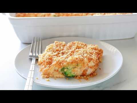 The Best Chicken Broccoli Rice Casserole