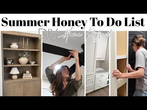Summer Diy Home Projects / Simple Ways To Update Your Home / Finishing Projects & Starting New Ones