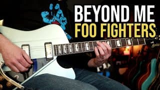 How To Play "beyond Me" By Foo Fighters  | Guitar Lesson