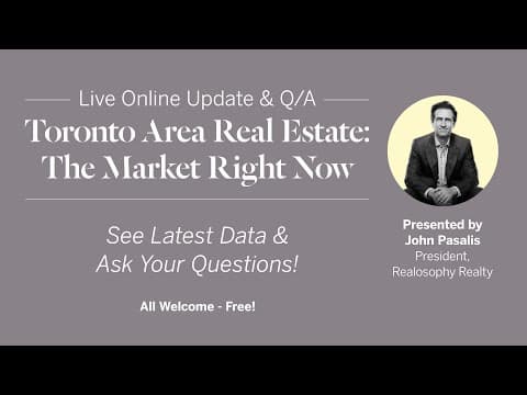 November Toronto Area Real Estate Live Update & Q/A - Thurs November 13th 2025 12PM ET