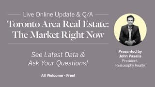 November Toronto Area Real Estate Live Update & Q/A - Thurs November 13th 2025 12PM ET