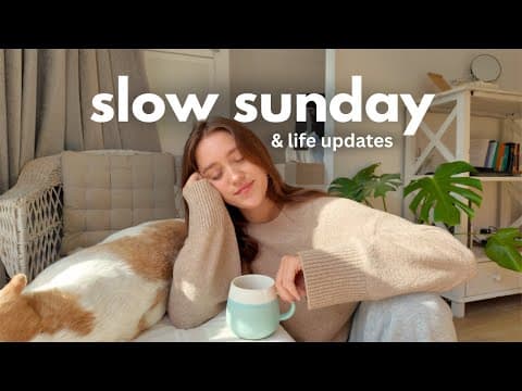 A Soft Sunday Reset ⊹ Life Updates, Baking & Lots Of Rest