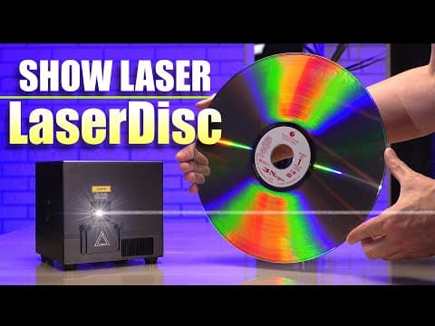 Show Laser Beam On Laserdisc?!? // Lasercube 7.5w Ultra Mk2 Donated By Wicked Lasers