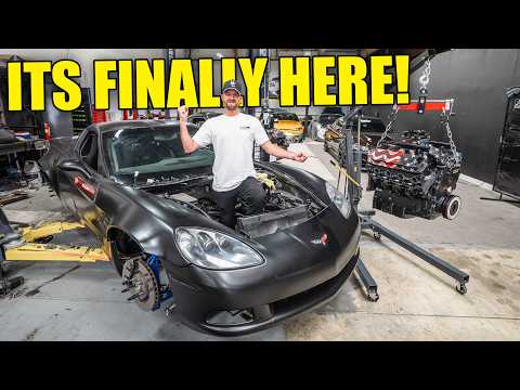 The C6 Corvette's New 427 Engine Has Arrived!