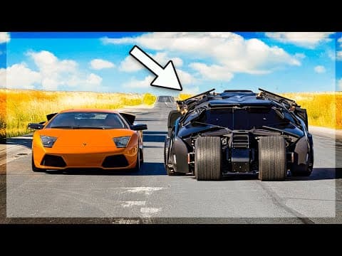 Driving With The Real Life $3m Tumbler Batmobile...