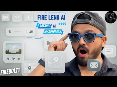 Fire Lens Ai Smart Glasses - Unboxing & Detailed Review⚡️sony Camera & Chat Gpt Fire Lens Ai Glasses